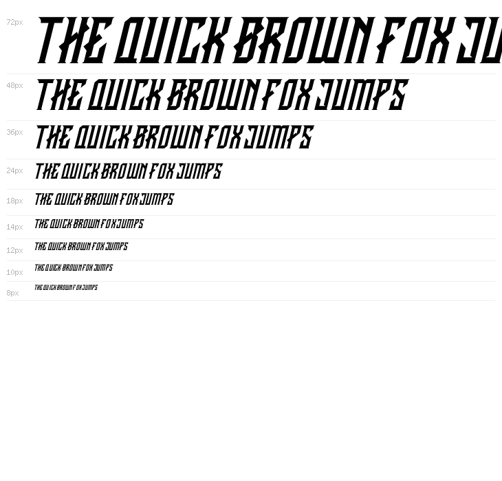 CRAWLER Italic Demo Waterfall