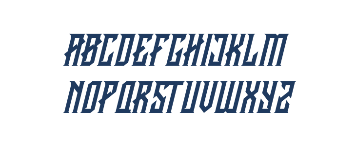 CRAWLER Italic Demo Lowercase