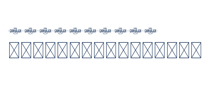 CRAWLER Regular DEMO Other Characters