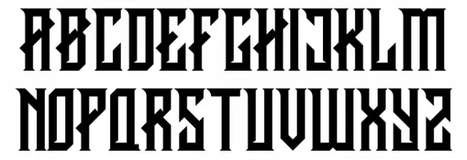 CRAWLER Regular DEMO Schriftart Groß