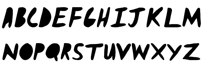 CRAYCRAY FOR YOU Font LOWERCASE