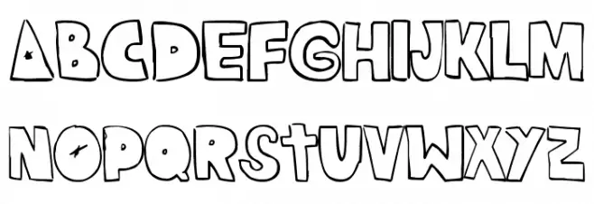 CRAZY RAS Schriftart Groß