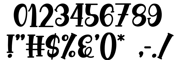 CREAMY Delight Font OTHER CHARS