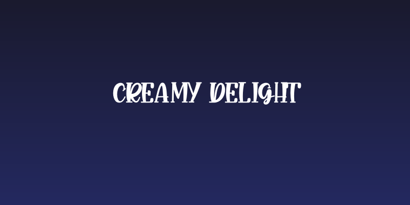 CREAMY Delight Social Header