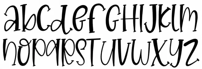 CREATIVE Vintage Font UPPERCASE