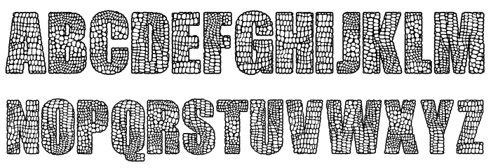CREATURE PERSONAL USE Bold Font LOWERCASE