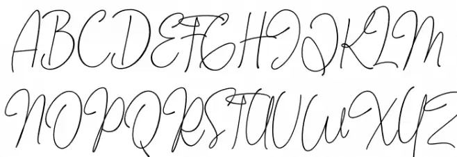 CREMISS Signature Regular Schriftart Groß