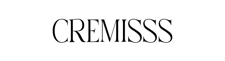 CREMISSS  font caratteri gratis
