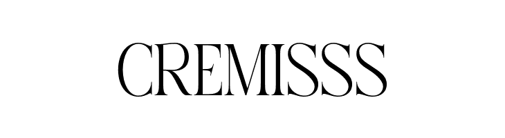 CREMISSS  免费字体下载