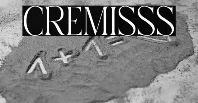 CREMISSS Font examples
