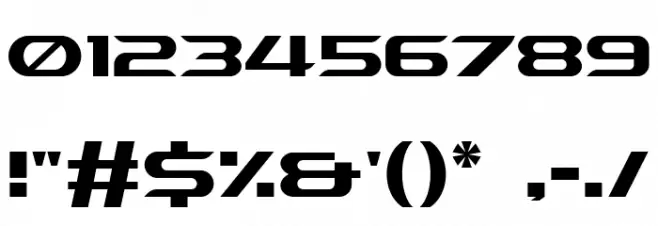 CRENZO Font OTHER CHARS