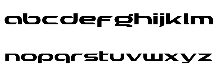 CRENZO Font LOWERCASE