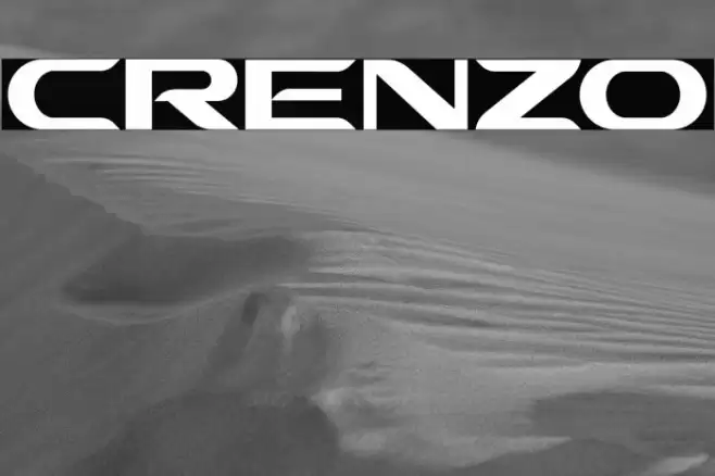 CRENZO Font examples