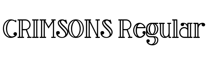 CRIMSONS Regular  Free Fonts Download