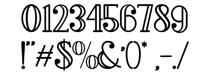 CRIMSONS Regular Font OTHER CHARS