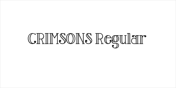 CRIMSONS Regular Logo