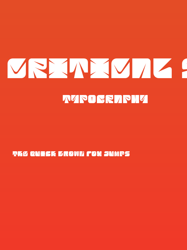 CRITICAL STUDIES DEMO Regular Poster