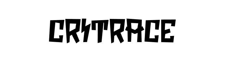 CRITRACE Font