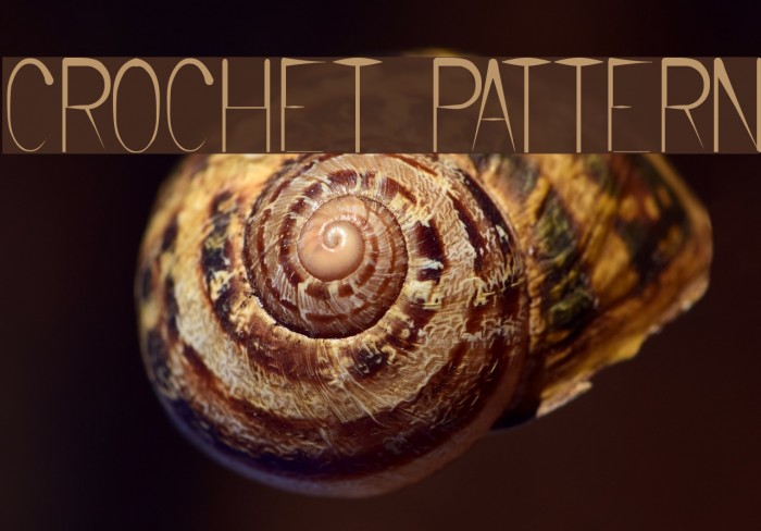 CROCHET PATTERN Font examples