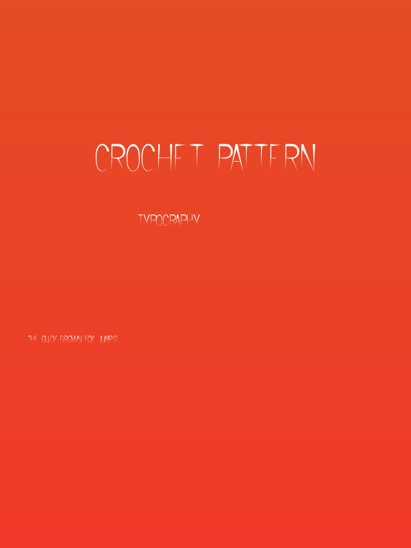 CROCHET PATTERN Poster