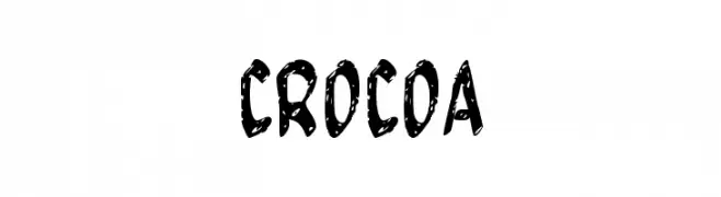CROCOA  font caratteri gratis
