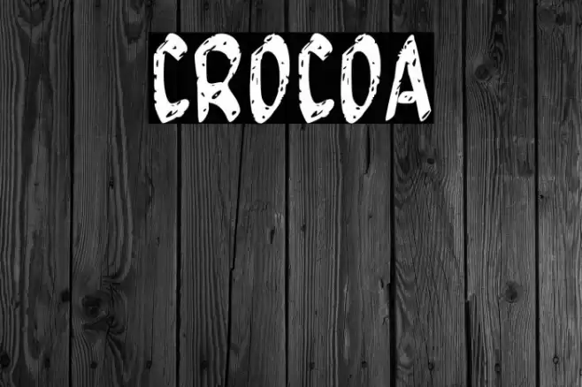 CROCOA Font examples
