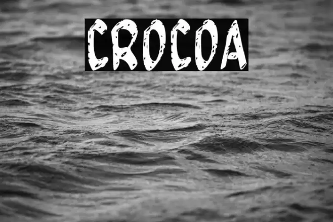 CROCOA Font examples
