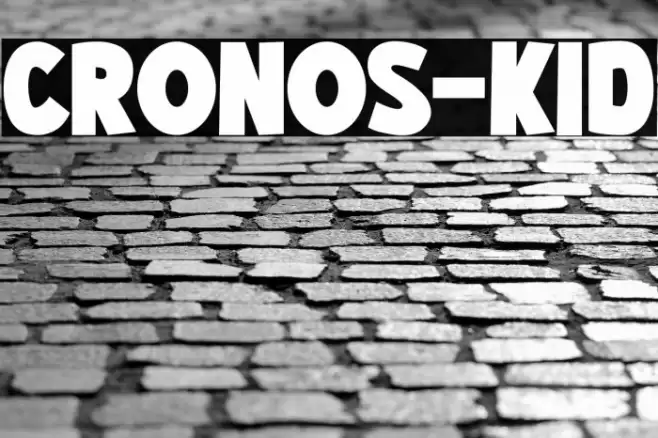CRONOS-KID Font examples