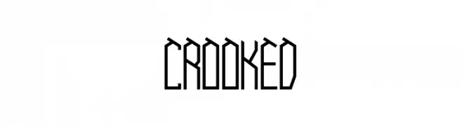 CROOKED  नि: शुल्क फ़ॉन्ट्स डाउनलोड
