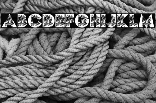 CROSSBONES PERSONAL USE Bold Font examples