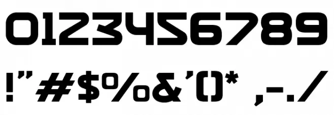 CROSSOVER Font OTHER CHARS