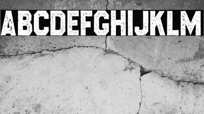 CROSSROADS CONDENSED Font examples