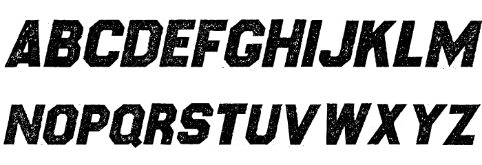 CROSSROADS ITALIC PERSONAL USE Regular Font LOWERCASE