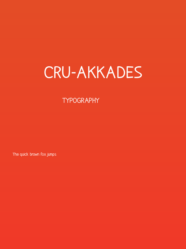 CRU-Akkades Poster