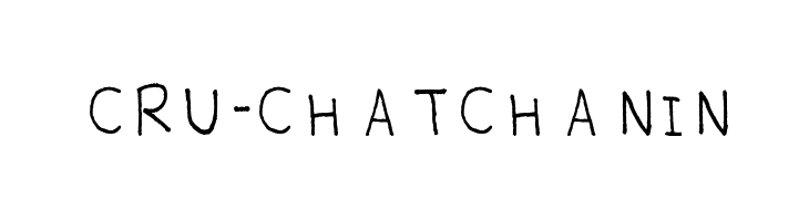 CRU-CHATCHANIN Font
