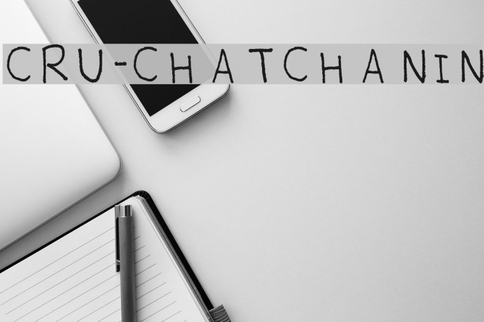 CRU-CHATCHANIN Font examples