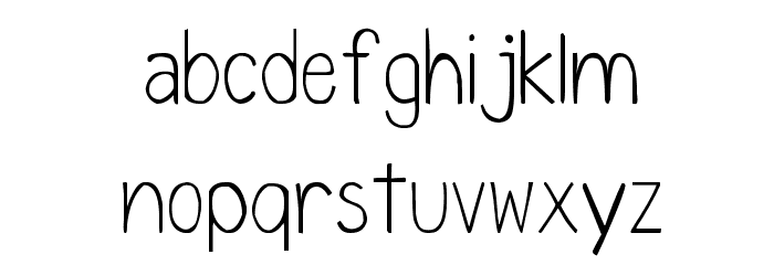 CRU-Chaipot-Hand-Written Font LOWERCASE