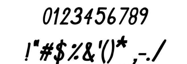 CRU-Chaipot-handwritten-blod-ltalic Font OTHER CHARS