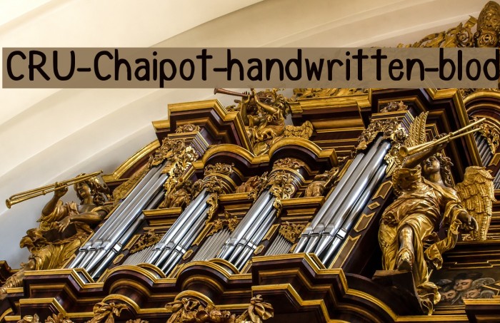CRU-Chaipot-handwritten-blod Font examples