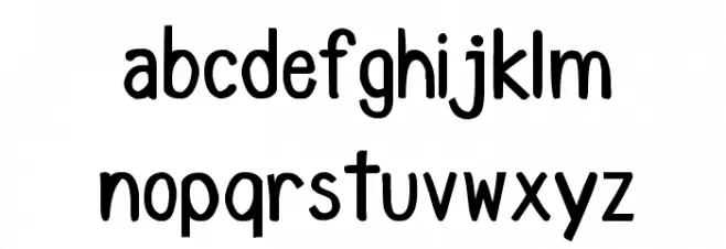 CRU-Chaipot-handwritten-blod フォント 小文字