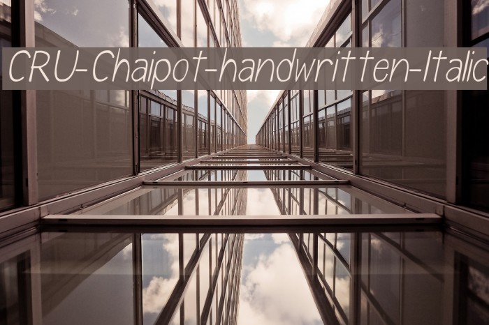 CRU-Chaipot-handwritten-ltalic Font examples