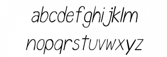 CRU-Chaipot-handwritten-ltalic フォント 小文字