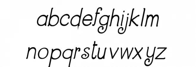 CRU-Dissaramas-Bold Italic 字体 小写