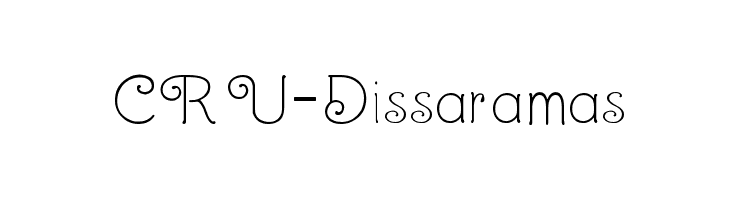 CRU-Dissaramas Font