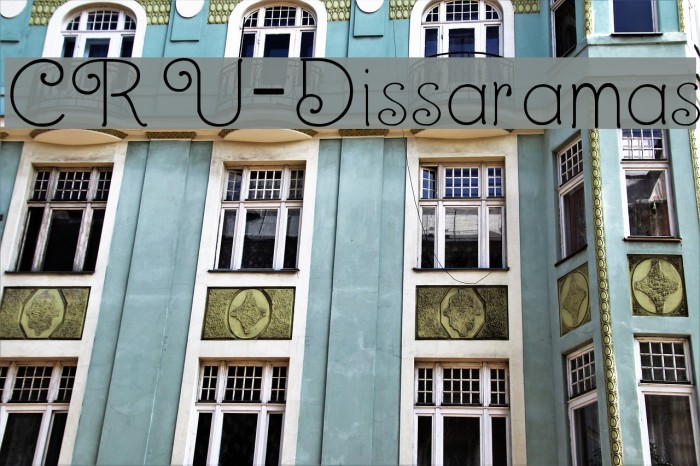 CRU-Dissaramas Font examples