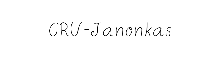 CRU-Janonkas Fonte