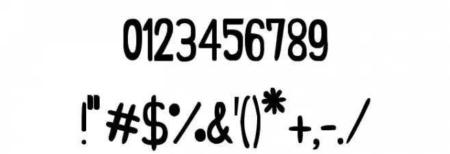 CRU-Jariya-Bold Font OTHER CHARS