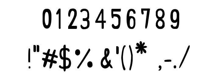 CRU-Jariya-Hand-Written-Bold Font OTHER CHARS