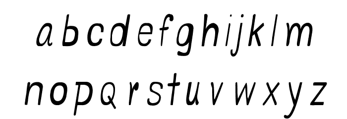 CRU-Jariya-Hand-Written-Italic Schriftart Kleinbuchstaben