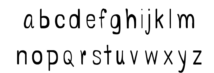 CRU-Jariya-Hand-Written-Regular Font LOWERCASE